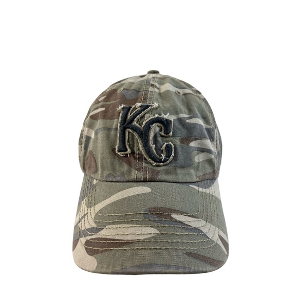 MLB 47Brand Men's L Relaxed Fit Cap Camouflaged KS Kansas City Royals Baseball - Picture 2 of 6